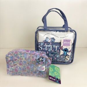 Primark Stitch Initial “S” Makeup Bag Set of 4 Bags New With Tags